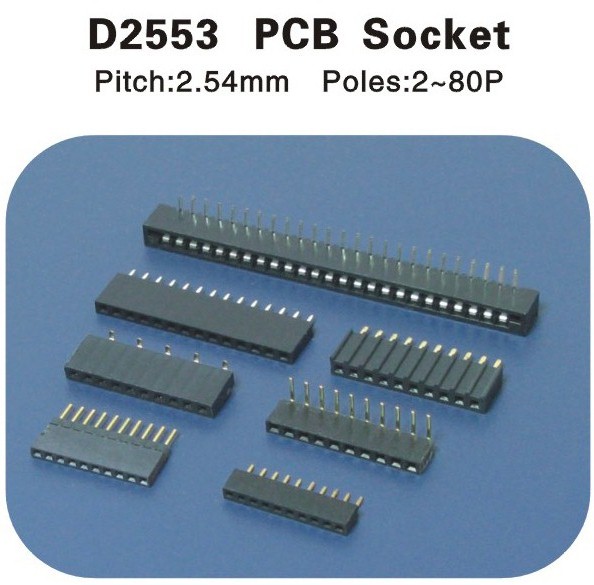  PCB Socket  2.54排母 D2553